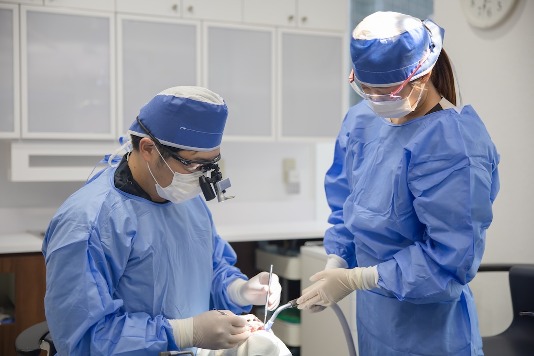 短時間での抜歯