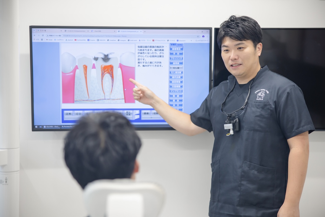 痛みを最大限に抑えた治療